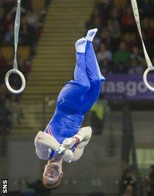 Scottish gymnast Daniel Purvis is going for gold at the Commonwealth Games.