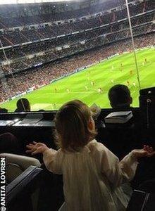 Dejan Lovren's daughter