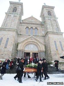 Peter Wilson's funeral