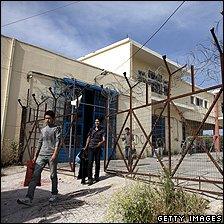 Afghan migrants at Mytilene detention centre, Greece, 5 May 10