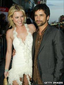 John Stomas with ex-wife Rebecca Romijn