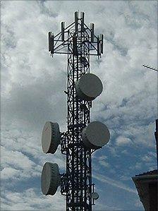 Phone mast in Guernsey