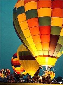 Hot air balloons