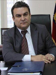 Jose Serrano, Justice Minister, Ecuador