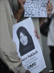 A protest in London, 24 July