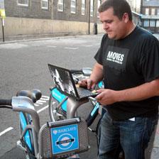 Cycle hire user