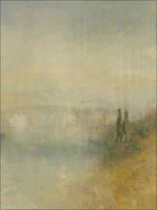 Detail from A River Seen from a Hill by JMW Turner