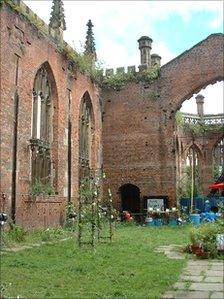 St Luke's Church, known locally at the bombed out church