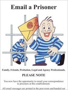 Email a prisoner poster