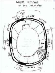 Drawing of UFO sighting