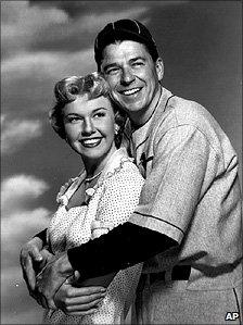 Doris Day and Ronald Reagan in 1952 film The Winning Team