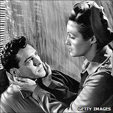 Patricia Neal and Richard Todd in The Hasty Heart