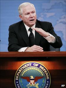 Defence Secretary Robert Gates