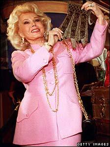 Zsa Zsa Gabor, pictured in 1996