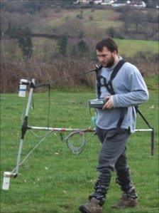 Sam Steele an undergraduate archaeologist at Cardiff University