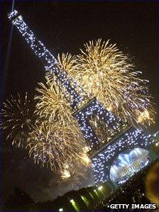 Fireworks in Paris
