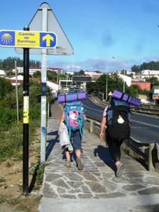 Pilgrims on the camino