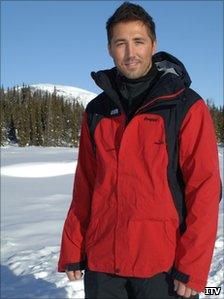 Gavin Henson on location in Norway