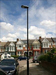 A street light