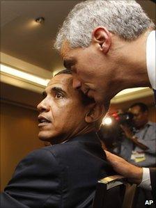 Rahm Emanuel and Barack Obama