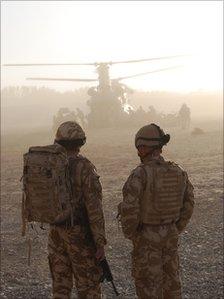 Members of 3rd Battalion, The Rifles on duty in Afghanistan - Pic Will Roberts