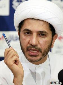 Sheikh Ali Salman, head of the al-Wifaq group