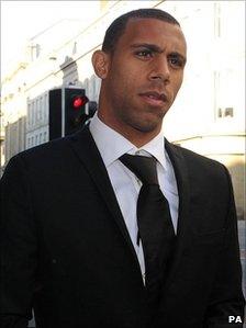 Anton Ferdinand at Newcastle Magistrates' Court