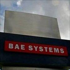 BAE Systems sign