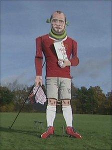 Effigy of Wayne Rooney