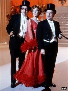 Glenda Jackson with Morecambe and Wise