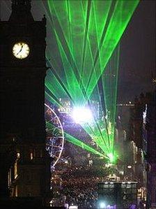 Edinburgh's Hogmanay street party