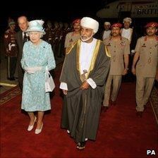 The Queen and Sultan of Oman