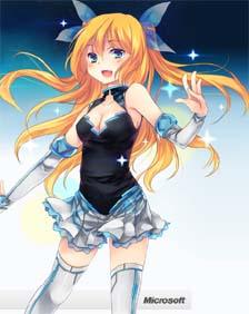 Microsoft Taiwan's official Silverlight character