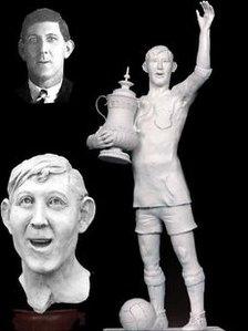 Roger Andrews' statue design