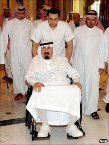 King Abdullah ipictured n Riyadh on November 19