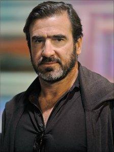 Eric Cantona (image from BBC interview, June 2009)