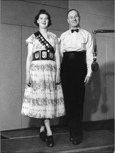 Clog dancers Johnson Ellwood and his daughter Mary