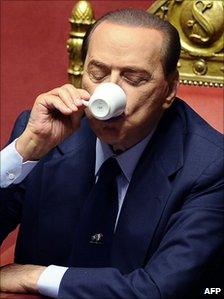 Italian Prime Minister Silvio Berlusconi in the Senate (14 Dec 2010)