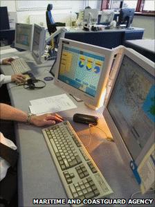 Coastguard station interior