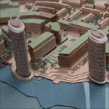 A model of the Woolston development