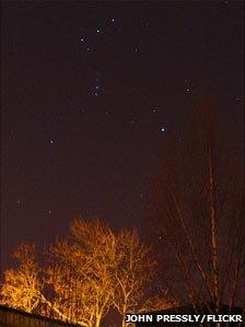 Orion, taken from garden of Coats Observatory in Paisley