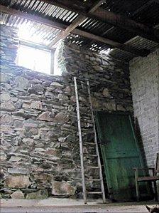 Interior of Merz Barn in Elderwater, Cumbria