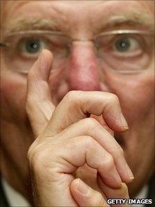 German finance minister Wolfgang Schaeuble is keen to tighten spending