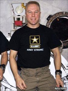 2009 file picture of Nasa astronaut Tim Kopra