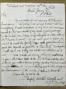 Robert Burns letter