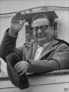 1971 picture of late Chilean President Salvador Allende