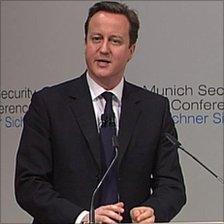 David Cameron in Munich