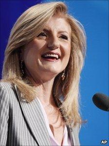 Arianna Huffington, co-founder and editor of the Huffington Post