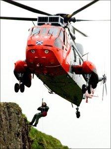 HMS Gannet helicopter rescue