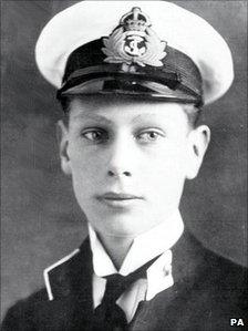 Prince Albert, later George VI, in 1914